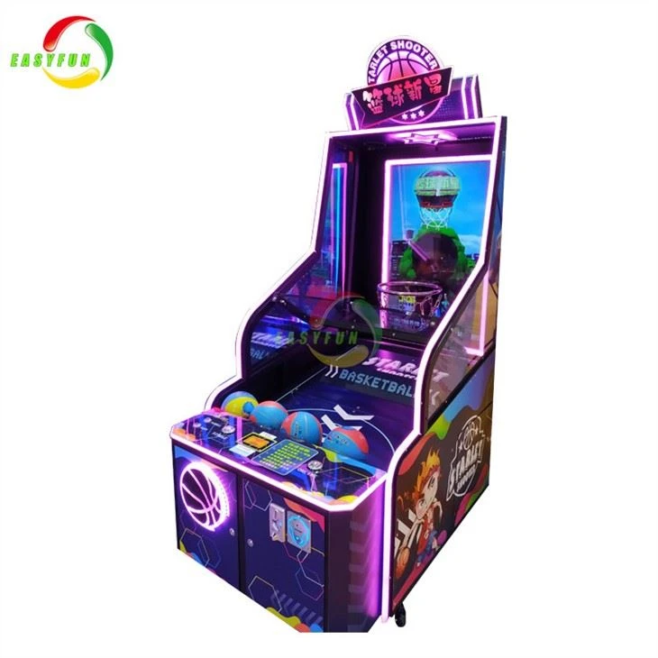 Indoor Big LED Screen Basketball Shooting Machine Kids Basketball Game Machine